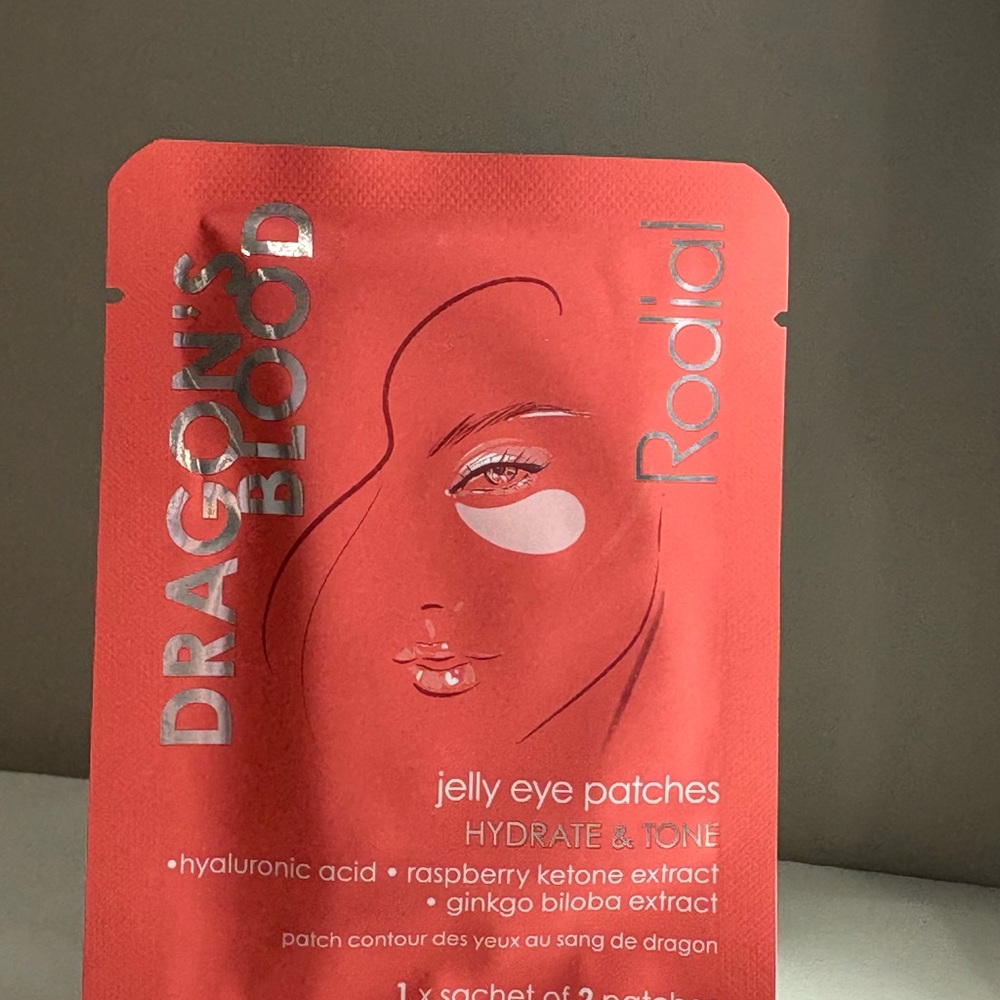 Rodial Dragon’s Blood Jelly Eye Patches 1 Sachets (2 Patches) NEW